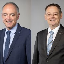 Präsident Christophe Darbellay / Vize-Präsident Franz Ruppen